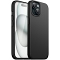 Pikkukuva 1 / 2: Täysi reunainen suoja ja tyylikäs muotoilu iPhone 15 -puhelimelle, mattamusta kuori