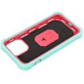 Miniatyrbild 8 av 8: Reptålig pansarskydd med stativ för iPhone 13 Pro Max mobiltelefoner Armor Protect Case (grön pulver)