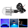 Pikkukuva 7 / 8: 12V sininen 9LED-tyhjennyspropun valo 1200lm 1/2 tuuman NPT-kierre vedenalainen lamppu merialukselle jahdille