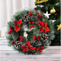 Miniatyrbilde 4 av 5: Idena 30138 - Julekrans med 10 LED varm hvit, med 6 timers timer