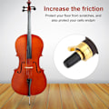 Pikkukuva 7 / 8: 4 kpl musta kumi kärki sellolle Endpin NOn Slip Cap Instrument Protector