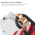 Pikkukuva 8 / 8: Lukitus- ja merkintälukko, alumiiniseos, mikroelektroninen lukituslukko teollisuuden sähkökytkentöihin