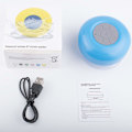 Miniatyrbild 6 av 7: Ergonomisk Design HD Bluetooth-högtalare, Dedikerad Sugkopp och Kontrollknappar för Enkel Hantering, Inbyggd Mikrofon för Tydliga Samtal, Vatten