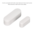 Miniatyrbild 7 av 8: Vit trådlös kontakt sensor WiFi smart dörr fönster sensor realtidslarm för hemsäkerhet