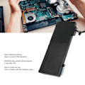 Miniatyrbillede 8 af 8: Laptop batteri udskiftning 6000mAh 63.5wH 10.95V A1322 batteri til OS X Laptop Pro 13in A1278 til OS X Laptop Pro 13in MB990