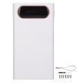 Miniatyrbillede 1 af 5: 10W DIY 18650 Bærbar Powerbank Etui L12 Mobil Batterioplader 12 Batterier Kapacitet med 2 LED Lys LCD Display