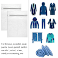 Miniatyrbilde 2 av 5: Ekstra Stor Mesh Vaskesekk, 2-pakning Glidelås Polyester Delikat Vaskesekk, Vaskemaskin og Tørketrommel Sikker Klær Vaskesekk for Frakk, Genser, Seng