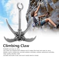 Miniatyrbild 6 av 6: Explorer's Essential, Rostfri Grappling Hook, Multifunktionellt Räddningsverktyg, Kompakt Hopfällbar Gripkrok, Utomhustillbehör för Överlevnad, Hög Hållfasthet