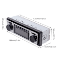 Pikkukuva 6 / 8: Auton radio MP3-soitin Bluetooth FM -kaukosäädin 4-kanavainen ääni ajoneuvon ajamiseen 5513