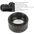 Miniatyrbild 6 av 8: Adapterring i aluminiumlegering för M42-objektiv till Nikon Z-fattningsserie fullformatskamera