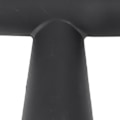 Miniatyrbillede 5 af 8: T-formet skovlskaft i plast, stærkt, letvægtigt, skridsikkert sneskovlskaft, 3,4 cm indvendig diameter