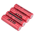 Miniatyrbilde 3 av 5: 4 stk 2500mAh Hver Litium Li-ion 14500 Batteri Stor Utgang 14500 Oppladbart Batteri