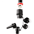 Miniatyrbild 1 av 5: Smidiga utomhuslösningar: Snabbansluten kompressor för paddleboard, läckagesäker universaladapter för bred användning