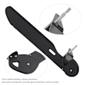 Miniatyrbillede 6 af 8: Kano Rudder Aluminiumlegering Kajak Fiskerbåd Ror Fodretningskontrol Udstyrssæt