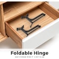 Miniatyrbillede 4 af 5: 5 stk. jernstativ, sort jernstaffeli pladeholder fotoholder stativ, viser billedrammer, dekorative tallerkener, tablets og kunst