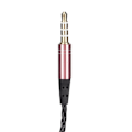 Miniatyrbild 4 av 8: 3,5 mm trådbundna öronsnäckor med mikrofon, metall, tung bas, trådbundna in-ear-hörlurar för smartphones, bärbara datorer, MP3