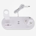 Pikkukuva 2 / 5: Mobiilipuhelin Älykello Bluetooth-kuuloke 3-in-1 Langaton Latausteline Alusta