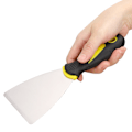 Miniatyrbillede 2 af 5: 3D-printerspatel Fjern værktøj Gummigreb Rustfrit stål 3D-printer Hot Bed Shovel