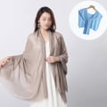 Miniatyrbillede 4 af 5: Cashmere sjal wrap aftenkjole