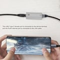 Pikkukuva 4 / 8: JORINDO Ethernet-sovitin Ei ajuria Käytä helposti TypeC-liitäntää USBC Ethernet-sovitin puhelimille Tietokoneet Tabletit