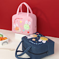 Miniatyrbillede 2 af 5: Frokostpause Isoleret Køletaske - Lækagesikker Picnic Tote Taske, Genanvendelig Frokost Tote Box Taske til Voksne og Studerende Arbejde Skole