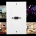 Miniatyrbilde 5 av 5: VGA-kontakt veggmontert paneladapter veggkontakt ABS-materiale