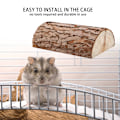 Miniatyrbilde 3 av 5: Lang treplattform hamster ekorn fugl papegøye stående abbor
