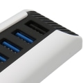 Miniatyrbillede 4 af 5: 5 Port USB High Speed Ekspansionshub 4x USB 2.0 1x USB Hurtigopladningsport 1x USB C Plug and Play USB Hub til PS5