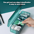 Miniatyrbillede 3 af 5: Kabelarrangørboks Opbevaring Desktop Datakabel Ledningsopbevaringsboks Plast Kabelstyringsboks med låg（hvid）