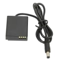 Miniatyrbillede 2 af 5: BLE9 DC-koblingssæt Fuld dekoderingskamera Dummy-batteri med USB-adapter til DMW BLG10 GF3 GF6 GX7 GX85 G100 LX100