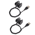 Pikkukuva 2 / 5: 2 kpl 55 cm:n USB-latauskaapeli Fitbit Charge 4 -älykellolle, varaosalaturi, lataustelakka