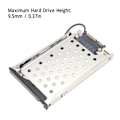 Miniatyrbild 4 av 5: 2,5-tums SSD HDD intern SATA-fack stöder SATA I II III 6 Gbps Hot Swap HDD Caddy-fack bur med säkert lås LED-indikator