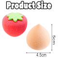Miniatyrbild 5 av 5: Sminksvampar Kosmetiska Fruktformade Foundation Blandningssvampar Set Svampar Blender