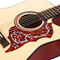 Miniatyrbild 1 av 2: 2 st Självhäftande plektrumskydd Replaceringsdelar för 41\" Folk gitarr (röd)