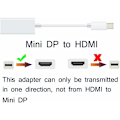 Miniatyrbild 5 av 5: Enkel multimedieexpansion, Mini Displayport till HDMI-adapter som erbjuder dynamisk synkronisering och ljudstöd, idealisk för att effektivisera din