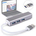Miniatyrbilde 2 av 5: DM HE83 Aluminium Alloy Wired Networking Card 100M USB 3.0 HUB Adapter USB til RJ45