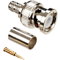 Miniatyrbild 1 av 5: Adapter för CCTV, BNC hane till RCA hona omvandlare säkerställer stabil signalöverföring, förnicklad kropp korrosionsbeständighet anpassningsbar för olika