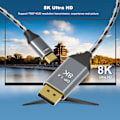 Miniatyrbild 3 av 5: HD-videokabel typ C till Displayport 8K vid 60Hz 1.4 för IOS-bärbar datoradapter