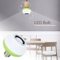 Miniatyrbilde 5 av 5: E27 100-240V LED-lyspære Bluetooth-høyttaler Fargerik musikklampe
