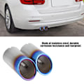 Miniatyrbilde 2 av 5: 1 par eksosrørdemper spiss for E90 E92 E93 328i 325i 3-serie
