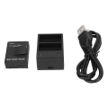Miniatyrbillede 1 af 5: Kamera Batteri Oplader Hurtig Opladning USB Dobbelt Slot Batteri Oplader til Hero 2 3 Kamera Batteri