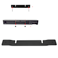Miniatyrbild 1 av 8: Soundbar Högtalarstativ Avtagbart Stabilt Metall Väggfäste Soundbar Högtalarfäste