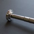 Miniatyrbillede 3 af 5: Teleskopstang i rustfrit stål, bruseforhængsstang uden boring