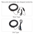 Miniatyrbillede 7 af 7: PULUZ PKT3032 Mobiltelefon Live Selfie Lampe 3 Farve Belysning Justerbar 40 LED Ring Fyldelys