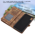 Miniatyrbild 1 av 4: Mobilt telefonskydd i läder för iPhone XS Max/iPhone XR/ iPhoneX/XSDark brown För   iPhone XR