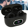 Miniatyrbillede 1 af 8: Bluetooth Oversættelses-øretelefon 144 Sprog Stereo Clip-On Oversættelses-øretelefoner med Opladningsetui til Android til IOS Sort