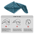 Miniatyrbild 5 av 5: 1 set handduk wrap bad dusch wrap handduk wrap mjuk lätt bad body wrap, med torr hår mössa（storlek stor）