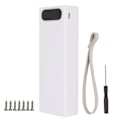 Miniatyrbilde 1 av 5: 22,5W hurtiglading Power Bank-etuisett, avtakbart LCD-deksel, 20x18650 batteriboks, Power Bank-deksel