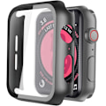 Pikkukuva 1 / 5: [2-pakkaus] Musta kova kotelo, yhteensopiva Apple Watch Series 3 S:n kanssa