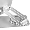 Miniatyrbilde 5 av 8: Sammenleggbar mobiltelefonstativ i aluminiumlegering, roterbar stasjonær telefonholder for nettbrett og alle telefoner
